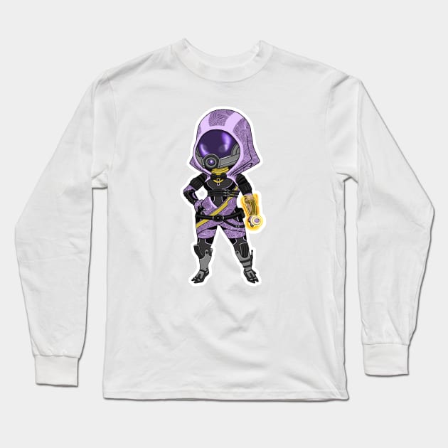 The Quarian Long Sleeve T-Shirt by sushikittehh